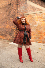 Load image into Gallery viewer, The Tina Leopard Mini Shirt Dress