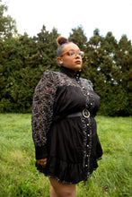Load image into Gallery viewer, Lace Me Up Black Dress