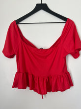 Load image into Gallery viewer, Ruffle Top - Coral