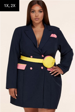 Load image into Gallery viewer, Baddie Blazer Dress