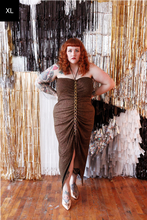 Load image into Gallery viewer, Knit Chain Halter Maxi