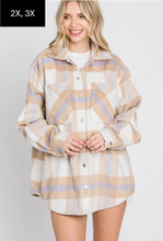 Load image into Gallery viewer, Plaid Shirt with Snap Closure