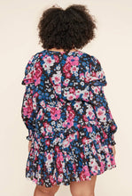 Load image into Gallery viewer, Floral Ruffle Mini Dress