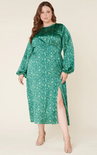 Load image into Gallery viewer, Snake Print Midi Dress