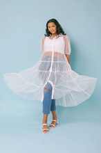 Load image into Gallery viewer, Tulle Shirt Dress - Swiss Dot