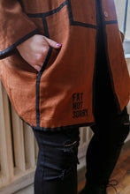 Load image into Gallery viewer, Fat Not Sorry Vintage Linen Jacket (Size 16-20)
