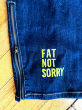 Load image into Gallery viewer, Fat Not Sorry Denim Skirt (Size 28)
