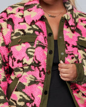 Load image into Gallery viewer, Camo Teddy Bear Jacket
