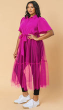 Load image into Gallery viewer, Tulle Shirt Dress
